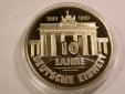 A107 10 Jahre Deutsche Einheit Medaille 40mm in PP  Orginalbilder