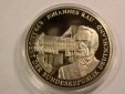 A107 Bundespräsident Rau Medaille 40 mm/32 Gr. in PP   Orgina...