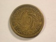 13416 Weimar  10 Reichspfennig 1936 D in ss+  Orginalbilder