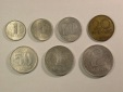 Lots -20- DDR 1 Pfennig bis 2 Mark  7 Münzen  Orginalbilder