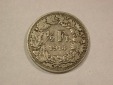 A202 Schweiz 1/2 Franken 1914 in sehr schön Silber  Orginalbi...