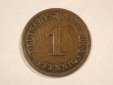 A203 KR 1 Pfennig 1903 A in ss  Orginalbilder