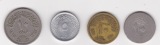 4 ägyptische Kursmünzen, siehe Scan