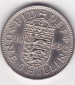 Großbritanien, 1 Shilling 1959, englisches Wappen, sehr selte...