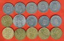 Ungarn 15x 10 Forint 1971,1983,1984,1985,1986,1987,1989,1993,1...