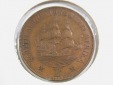 B42 Südafrika 1 Penny 1950 in vz/vz+  Originalbilder