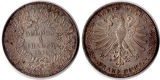 Frankfurt Stadt Doppeltaler (3 1/2 Gulden) 1841  FM-Frankfurt ...