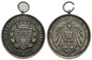 Witten 1895, Medaille tragbar, versilberte Bronze; Ø 37 mm, 2...