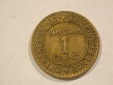 B43 Frankreich  1 Francs Handelskammer 1922 in ss+  Originalbi...