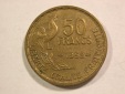 B14 Frankreich  50 Francs 1952 in vz/vz+ Originalbilder