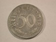 B15 3.Reich 50 Pfennig Alu  1940 F in fast sehr schön  Origin...