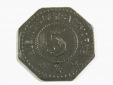 B16  Pirmasens  5 Pfennig 1917 Zink achteckig in vz  Originalb...
