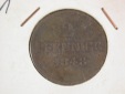B44 Bayern  2 Pfennig 1848 in ss   Originalbilder