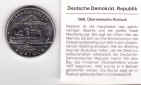 DDR, 5 Mark 1988, Überseehafen Rostock, stempelglanz