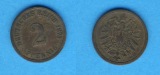 Kaiserreich 2 Pfennig 1875 A