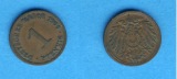 Kaiserreich 1 Pfennig 1906 A