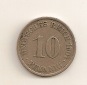 10 Pfennig 1901 J Deutsches Reich ss+