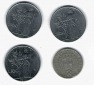 Italien, 3 x 100 Lire, 1956 r (Rar), 1957 r 1973 r. + Griechen...