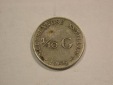 B17 Niederländisch Antillen Silber 1/10 Gulden 1966 in ss+ Or...