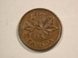 B17 Kanada 1 Cent 1962 in ss/ss+  Originalbilder