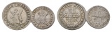 Altdeutschland, 2 Kleinmünzen 1708