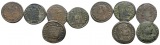 Antike, Rom, 5 Kleinmünzen (Lagertor)