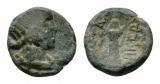 Antike, Thessalonica, Macedonia; Bronzemünze 3,31 g