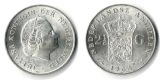 Niederlande  2 1/2  Gulden   1964  FM-Frankfurt  Feingewicht: ...