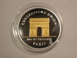B23 Silber Medaille 15 Gramm/999 34 mm Europa Paris mit Hartve...