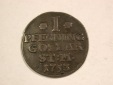 B25 Goslar 1 Pfennig 1753 in sehr schön Originalbilder