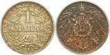 9155 Kaiserreich  1 Mark  1912 F