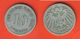 Kaiserreich 10 Pfennig 1896 A