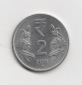 2 Rupees Indien 2011 mit punkt unter der Jahreszahl (K778)
