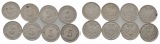 Kaiserreich, 8 Kleinmünzen (1902/1903/1904)