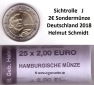 Rolle -J-...2 Euro Sondermünze 2018...Schmidt