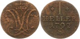 9547 Hessen Kassel  Heller 1792