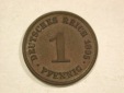 C04 KR  1 Pfennig  1895 A in vz-st  Originalbilder