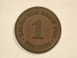 C04 KR  1 Pfennig  1896 A in vz+  Originalbilder