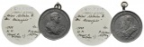 Medaille 1888, tragbar, Zinn; Ø 33,0 mm, 15,04 g
