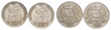 Guatemala, 1/2 Real, 1901 und 1900