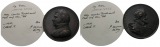 Bronzemedaille 1820, Charles Ferdinand auf den Tod; Ø 56,5mm,...