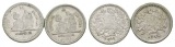 Guatemala, 1/2 Real, 1893 (2 Stück)