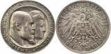0271 Württemberg  3 Mark 1911 Silberhochzeit