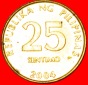 # BANK 1993: PHILIPPINEN ★ 25 SENTIMO 2004 VZGL STEMPELGLANZ!