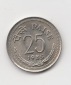 25 Paise Indien 1985 ohne Münzzeichen   (I442)