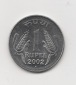 1 Rupee Indien 2002 mit Punkt unter der Jahreszahl (I446)