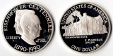 USA  1 Dollar   1990 P    Eisenhower Centennial    FM-Frankfur...