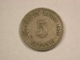 C06 KR 5 Pfennig 1875 A in s-ss Originalbilder