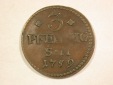 C07 Mainz  3 Pfennig 1759 in ss+   Originalbilder