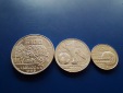 Mexiko - drei Silbermünzen zur Fussball WM 1986 - 100, 50 + 2...